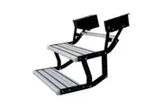 12V Electric Double Caravan Step Aluminium Motorised Folding Drop Down 550mm RV