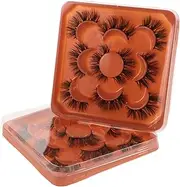 Beaupretty 2 Sets Fluffy Curled Eyelashes Diy Lash Extensions Kit Natural Look for Asian Eyes Lightweight Comfortable for Events