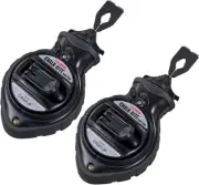 Lightweight Jam-Free Chalk Line with Durable ABS Case - Bold Markings, 2-Pack
