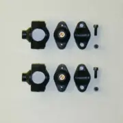 7/8" Quickset Handlebar Clamps Black
