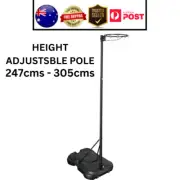 Netball Ring ACTION SPORTS™ Portable Adjustable Height System Pole Hoop Stand AU