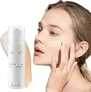15ML Colour Changing Foundation Liquid, Base Makeup White Foundation Colour Changing, Self-Adjusting Match Skin Color Flawless Finsh Base Conceals Full Coverage Moisturizing Long Lasting