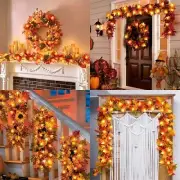 3M 20LED Maple Leaf Light String Fake Leaves LED Fairy Garland Thanksgiving