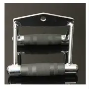 Triangle V Close Grip Seated Steel Row Bar Cable Machine Equipment Back Training