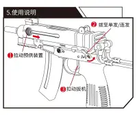 在飛比找Yahoo!奇摩拍賣優惠-蝎式VZ61電動連發自動沖鋒槍可發射軟彈成人兒童男孩玩具槍模