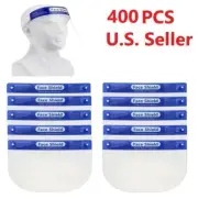 400Pcs Safety Full Face Shield Reusable Protection Cover Face Eye Cashier Helmet