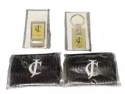 Lot of 4 Vtg Jacques Cardin Cognac VSOP Wristband, Sliver Keychain/ Money Clip