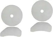 HOMSFOU 4 Pcs Clothes Dryer Filter Dryer Vent Cleaning Kit Boot Dryer Dryers Oven Fan Tumble Dryer Condenser Blow Dryer Brush Oil Filter Sink Washing Machine Cleaner Beige Polyester Fiber