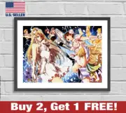 Saint Seiya Poster 18" x 24" Print Anime Wall Art Retro 80s 1
