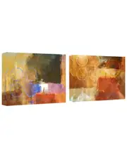Ready2HangArt Abstract Spa I 2-piece Wrapped Canvas Wall Art by Tristan Scott