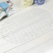 Tomeco New Bathroom Tub Non-Slip Bath Floor Bubble Shower Tub Mat Plastic Rubber PVC 4 Color 37*67cm - (Color: 4)