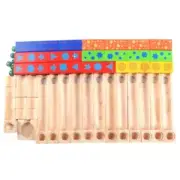 Wooden Marble Run Blocks Marble Maze Run Set Early Educational Development Toy