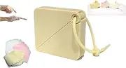 Dissolvable Paper Soap Sheets - Portable Handwashing Sheets for Travel, Outdoor, Survival. Chic Container w/Adjustable Strap (50 Sheets). Bergamot Pear