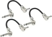 Kisangel Electric Guitar Effect Cables 3 Pack Guitar Patch Cables for Effector Pedal