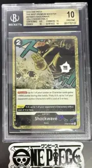 BGS 10 One Piece ST06-014 C Shockwave - English - PRB01 The Best - Graded