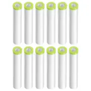 12 Rolls Pre-Taped Masking Film 70.9"x65.6ft Tape Drape Plastic Drop Cloth Green