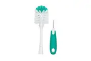 Oxo Tot Bottle Brush With Nipple Cleaner And Stand - Teal