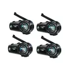 4X FX8 AIR Wireless Motorcycle Helmet Headset Intercom Headphone Bluetooth 4 Way
