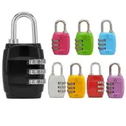 Window Door Padlock 3-digit Number Password Lock Baggage Combination Padlock