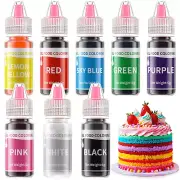 Gel Food Coloring Set - 8 Colors Concentrated Gel Based Food Color Food Grade Dy