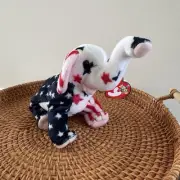 Ty Beanie Babies Vintage USA GOP Righty 2000 Republican Plush Elephant