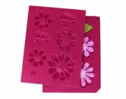 Heartfelt Creations Tool 3D Zinnia Shaping Mold - Small Flowers Leaves Gerbera