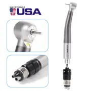 Pieza de mano dental alta velocidad led E-generador+conector rápido 4hoyo USA