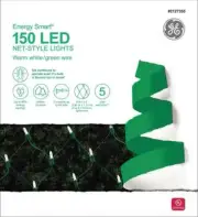 GE Energy Smart ConstantON 150 LED Net-Style Lights Warm White 6ft x 4ft