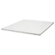 NÄSTABERG mattress pad, white, Double