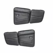 Pro Armor Stock Door Bags Knee Pad Storage Black / White Polaris RZR 900 1000