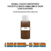 COLA SYRUP MIX SHAVED ICE / SNOW CONE Flavor GALLON CONCENTRATE #1