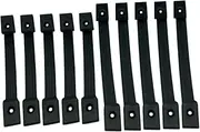 jojofuny 10pcs Small Speaker Leather Handle for Indoor Subwoofer Durable Pull Handles