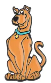 Scooby-Do enamel pin - Scooby Sitting - Australian Stock