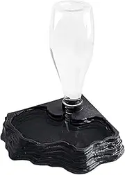 Cozioz Automatic Reptile Food and Water Dispenser Bowl - Ideal for Geckos, Lizards, Turtles, and Bearded Dragons - Black