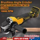 Cordless Brushless 125mm Angle Grinder Replaces For DeWalt 18V Battery DCG406