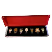 Star Trek Next Gen 7x Pin Badge Set Eaglemoss