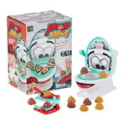 Creative Poop Shoot the Toilet Family Kids Bonding Interactive Toy 12 Poops 2 Launchers Sticker Gift Ages 4+