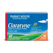 Claratyne Hayfever Allergy Relief Antihistamine Tab X 60