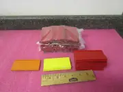 Qty (225) 4" Magnatag Magnetic Label Card Holders for Whiteboards