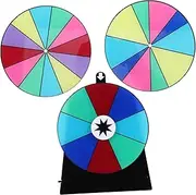 1 Set Portable Tabletop Prize Wheel Slot Dry Erase Spinning Roulette for Events Games Fundraisers Design for Quick Updates Accurate Decision Making