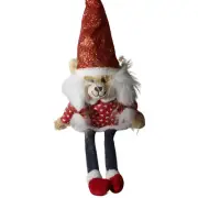 Build-A-Bear Online Exclusive Red Sparkle Bear Girl Gnome NEW