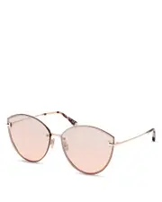 Tom Ford Evangeline Cat Eye Sunglasses, 63mm