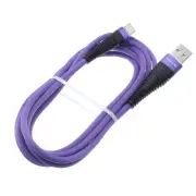 Purple 6ft USB Cable Type-C Charger Cord Power Wire for Cell Phones