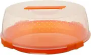 Cake Holder Pie Carrier Made In Italy orange