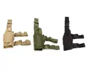 Men's Adjustable Pistol Hand Gun Drop Leg Thigh Holster Pouches Holder Bags New