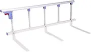 Folding Bed Rails Guard Aluminum Alloy Elderly Handrail Bed Railing Handle Handicap Assist Safety Protection