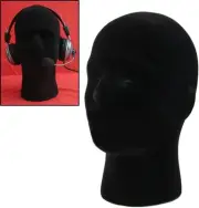 LIAMTU Male Wigs Display Mannequin Head Stand Model HTC Vive VR Headsets Mount S