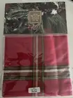 New Lenox Holiday Gathering Plaid Red Tablecloth Size 52”x70” Oblong-100% Cotton