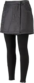 [marie claire] 735307 Women's Padded Skirt + Leggings, Black, L