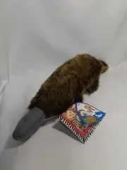 Platypus Plush 1994 K&M International Brown Gray 14" Long Stuffed Animal Toy